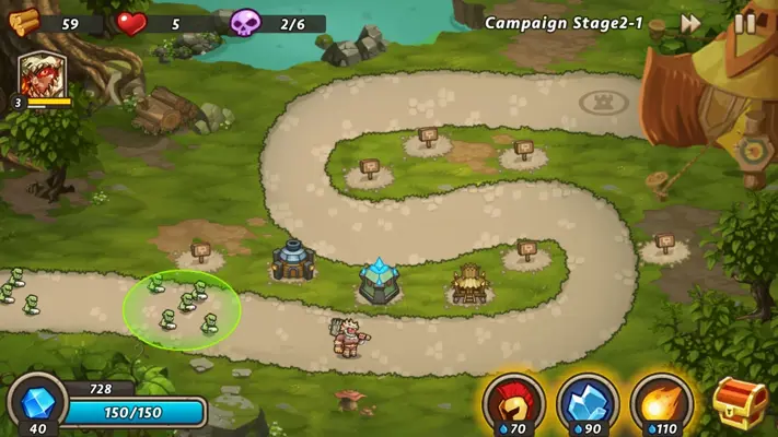 Castle Defense 2 android App screenshot 2